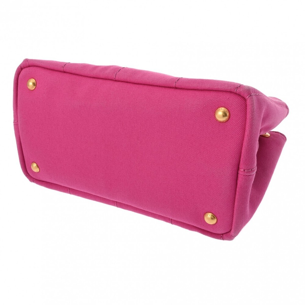 Prada Canapa Pink Canvas Handbag - Picture 6 of 9